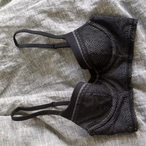 Victoria's secret - black and gray balconet bra